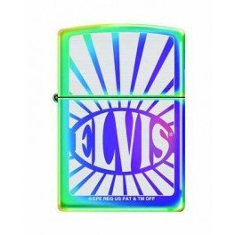 Zippo Limited Edition Elvis in Starburst Lighter by Peter Mars - Collectible Vintage Style Windproof Lighter for Outdoor Camping, Smoking & Gifts