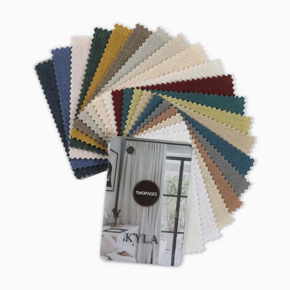 Kyla Faux Linen Booklet - 20 Vibrant Colors for Scrapbooking, Journaling & DIY Crafts | Premium Linen-Finish Notebook for Artists & Stationery Lovers