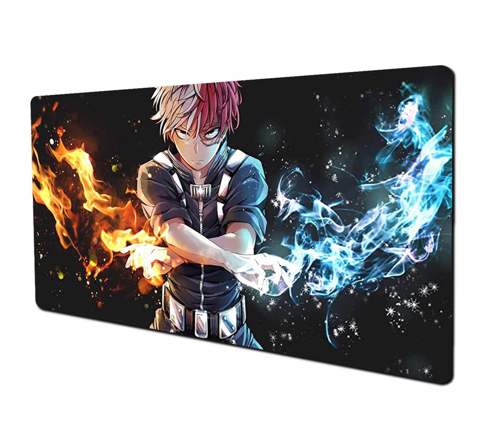 Large Non-Slip Rubber Mouse Pad - Anime Gaming Mouse Mat with Waterproof Surface for Keyboard & Desk - Perfect for Gaming, Office Work & Home Computer Setup - Durable PC & Laptop Accessories for Gamers & Professionals