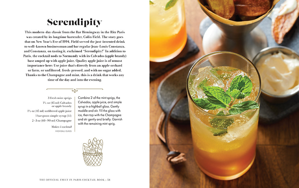 Emily in Paris Official Cocktail Book - French-Inspired Drink Recipes for Parties, Gifts & Home Entertaining