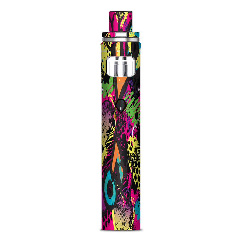 80's Love Pop Art Neon Smok Nord AIO Stick Skin Wrap - Vintage Retro Design for Vape Mod Protection - Perfect for Parties, Gifts & Personalization