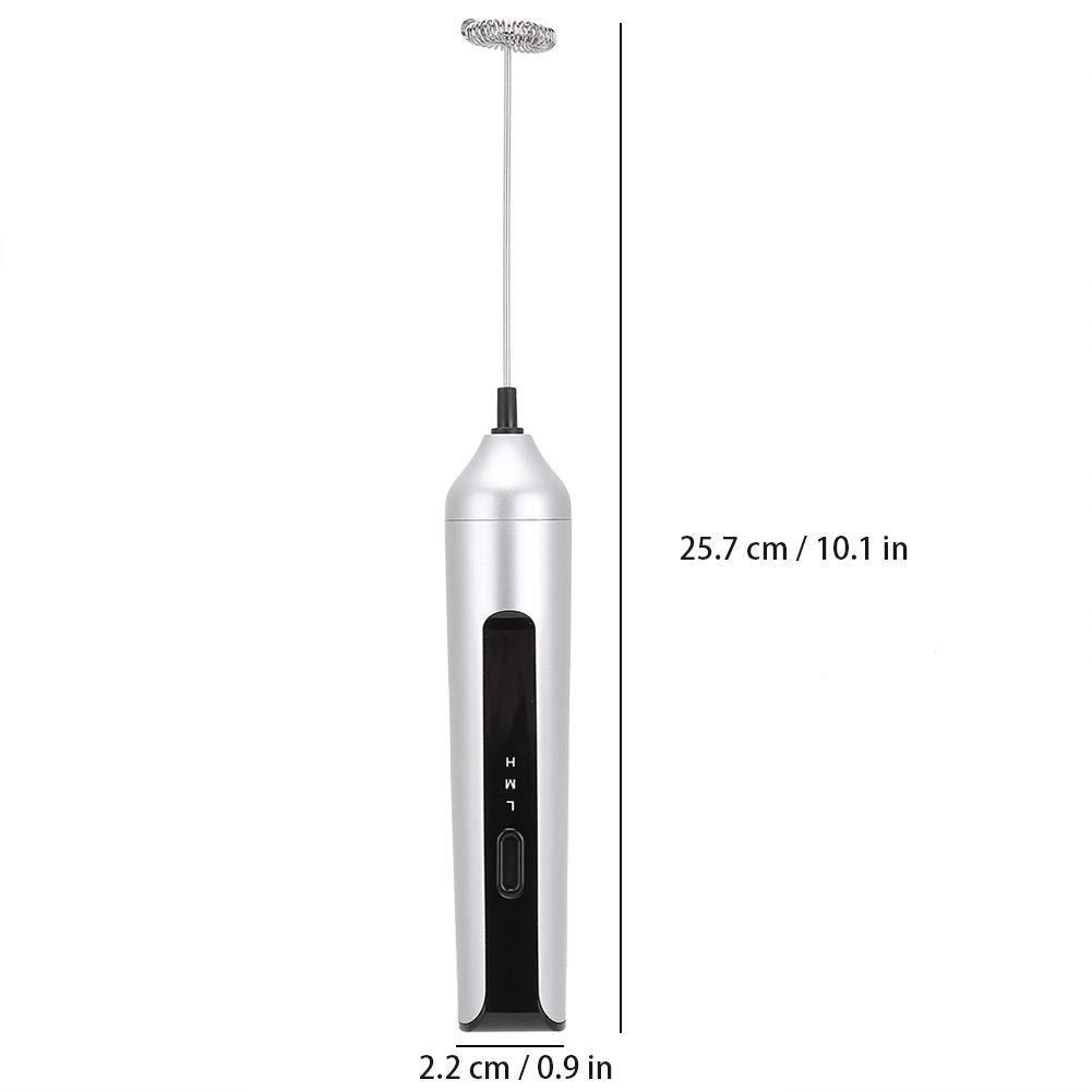 Electric USB Rechargeable Milk Frother & Mixer - Handheld Multi-Function Eggbeater for Coffee, Hot Chocolate & Baking | Perfect for Home Kitchen & Cafe Use