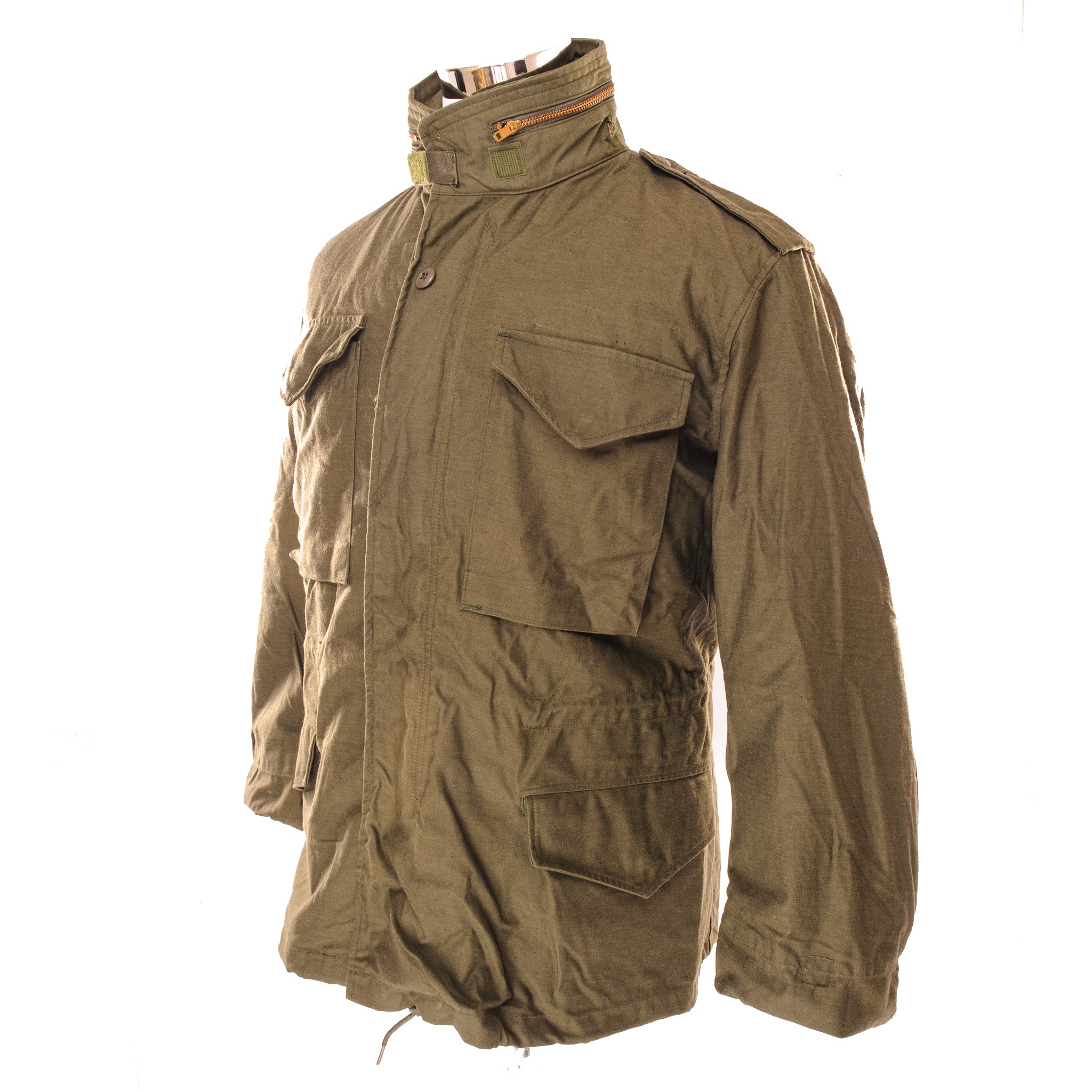 Vintage US Army M-1965 M65 Field Jacket - 1981 Small Short Size with Detachable Liner | Military Surplus Outerwear for Outdoor Camping & Hiking