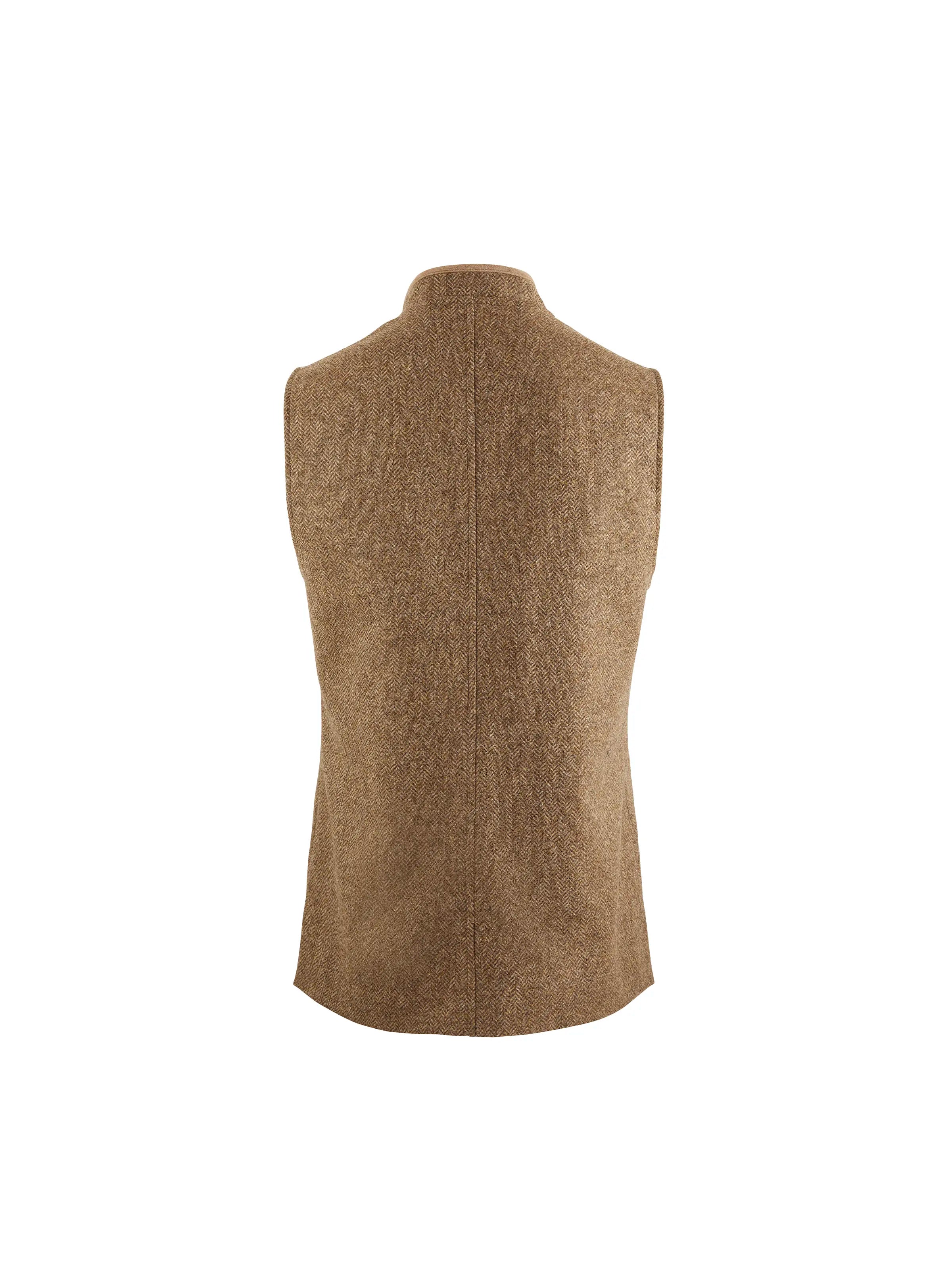 Edward Gilet Camel - Stylish & Comfortable Men's Waistcoat for Casual & Formal Wear - Perfect for Office, Weddings & Outdoor Events