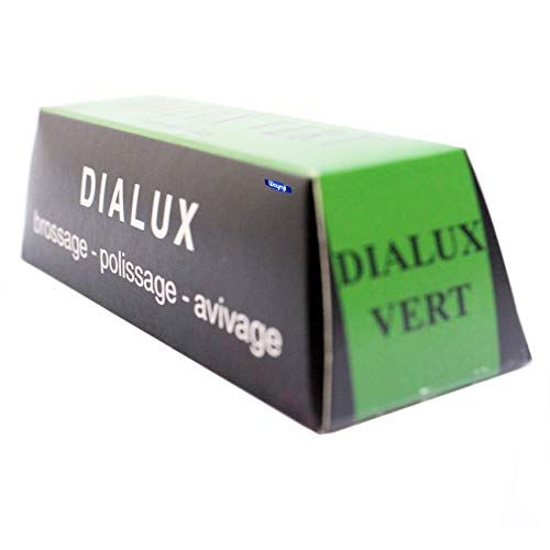 Premium Jewelry Polish for White Metals - Dialux Green & White Rouge Bars (2-Pack) | Safe for Silver, Platinum & Gold | Perfect for Rings, Necklaces & Watches
