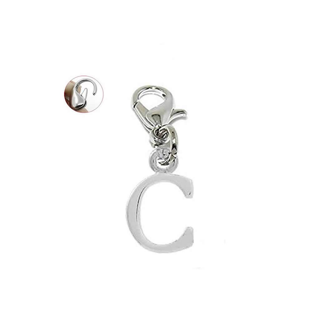 Sexy Sparkles Dangling Letter Charms - Clip-On Pendants for Bracelets & Necklaces - Perfect for Parties, Gifts & Everyday Jewelry Accessories