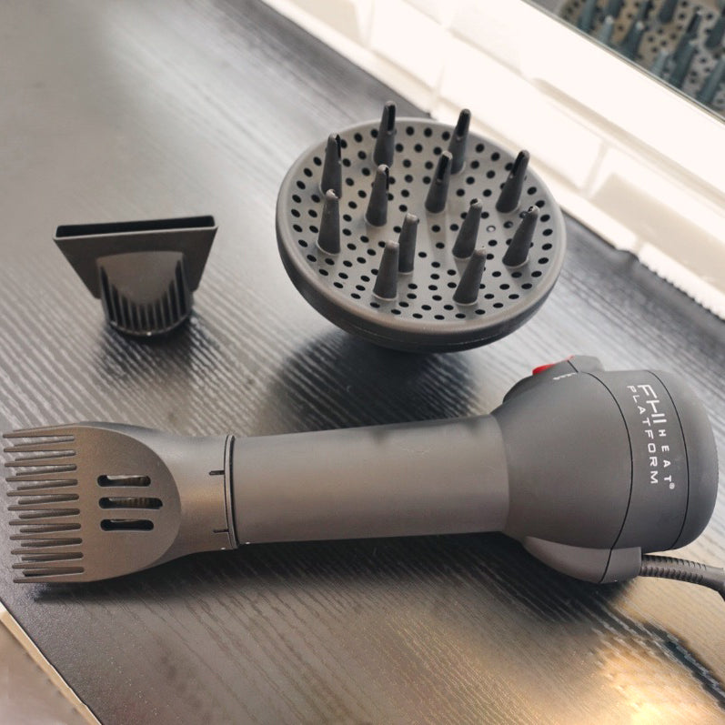 Professional Ionic Blow Dryer for Salon-Quality Hair at Home - Lightweight, Handle-Free Design for Effortless Styling - Perfect for Travel, Gym & On-the-Go Use