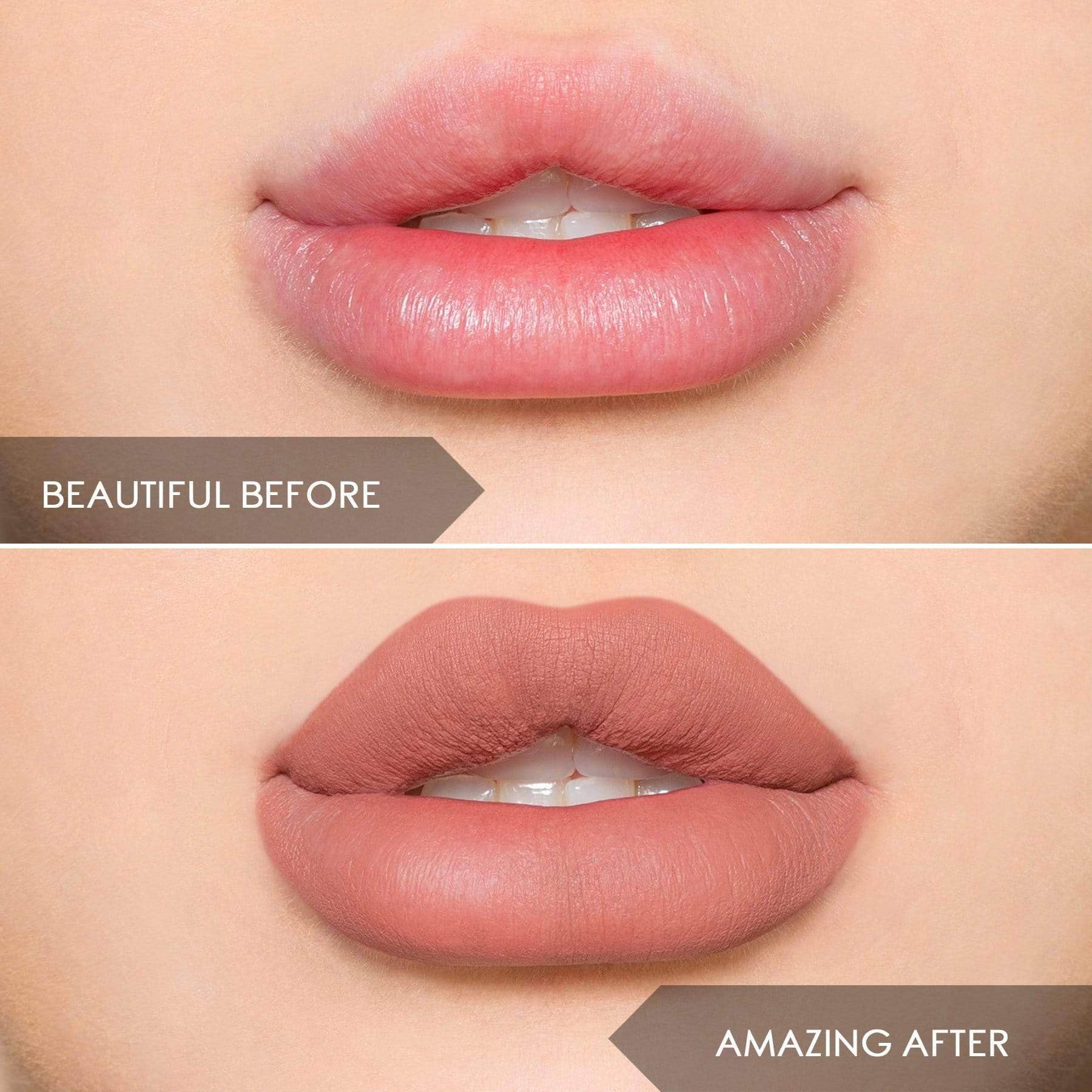 All Day Velvet Matte Kissproof Lip Liner in Rose - Long Lasting Waterproof Lip Pencil for Everyday Wear, Date Night & Special Occasions