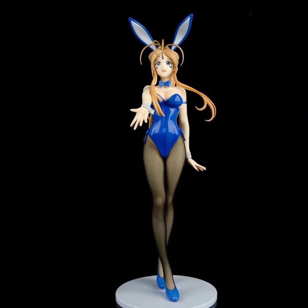 Belldandy 3D PVC Action Figure from Ah My Goddess - Bunny Girl Dress Up with Long Legs & Black Silk - Perfect Gift for Otaku & Anime Fans - Great for Display, Cosplay, and Anime Collections