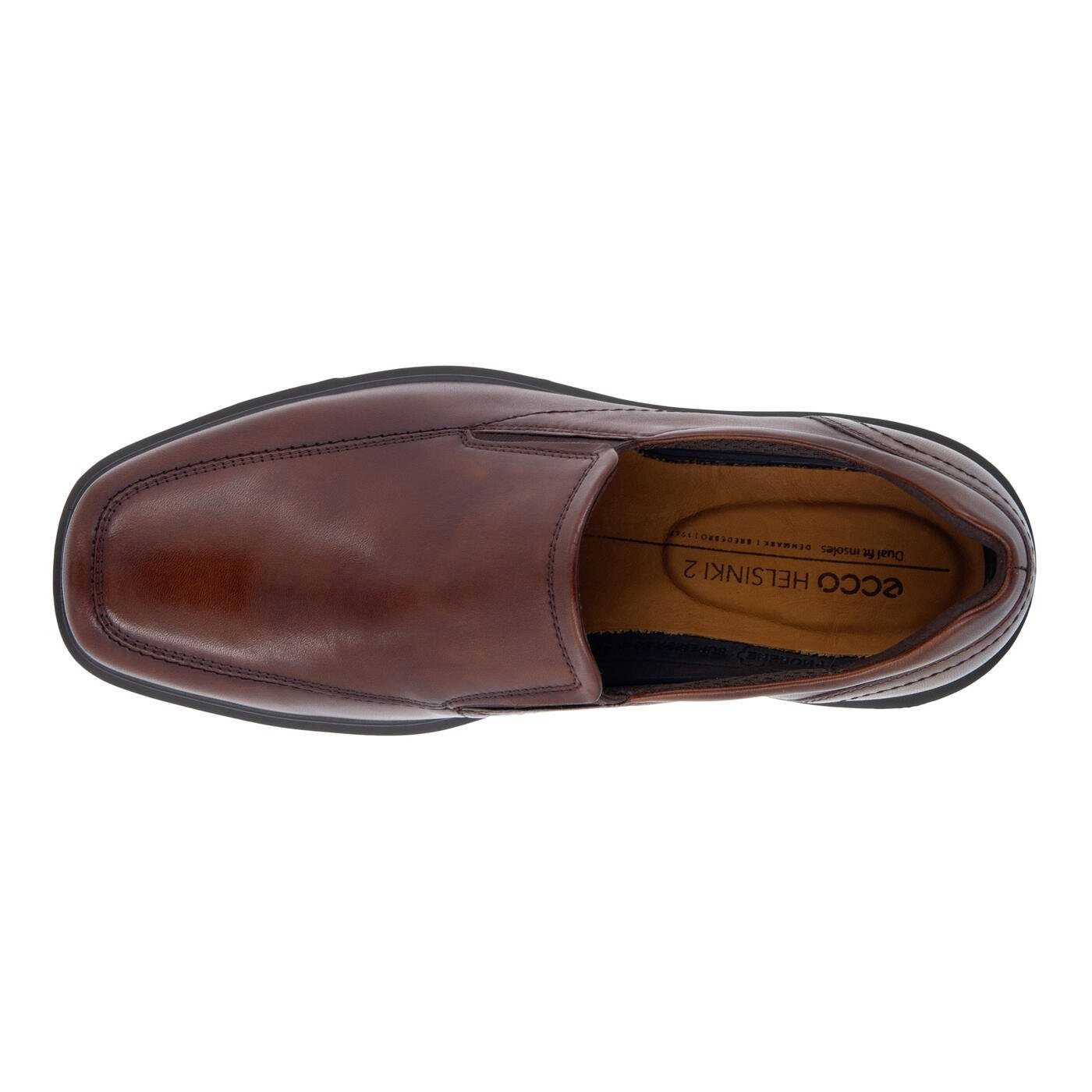 ECCO HELSINKI 2.0 Apron Toe Slip-On Loafers for Men - Comfortable Casual Shoes for Work, Office & Daily Wear