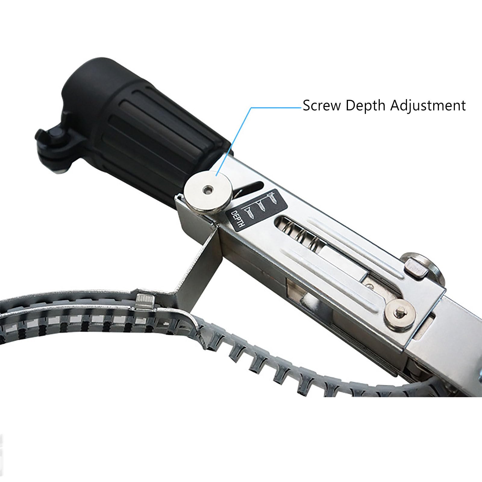 Automatic Screw Drill Chain Adapter for Power Drill - Electric Drill Attachment Kit for Woodworking & Construction | Perfect for DIY Projects, Furniture Assembly, and Fastening Tasks