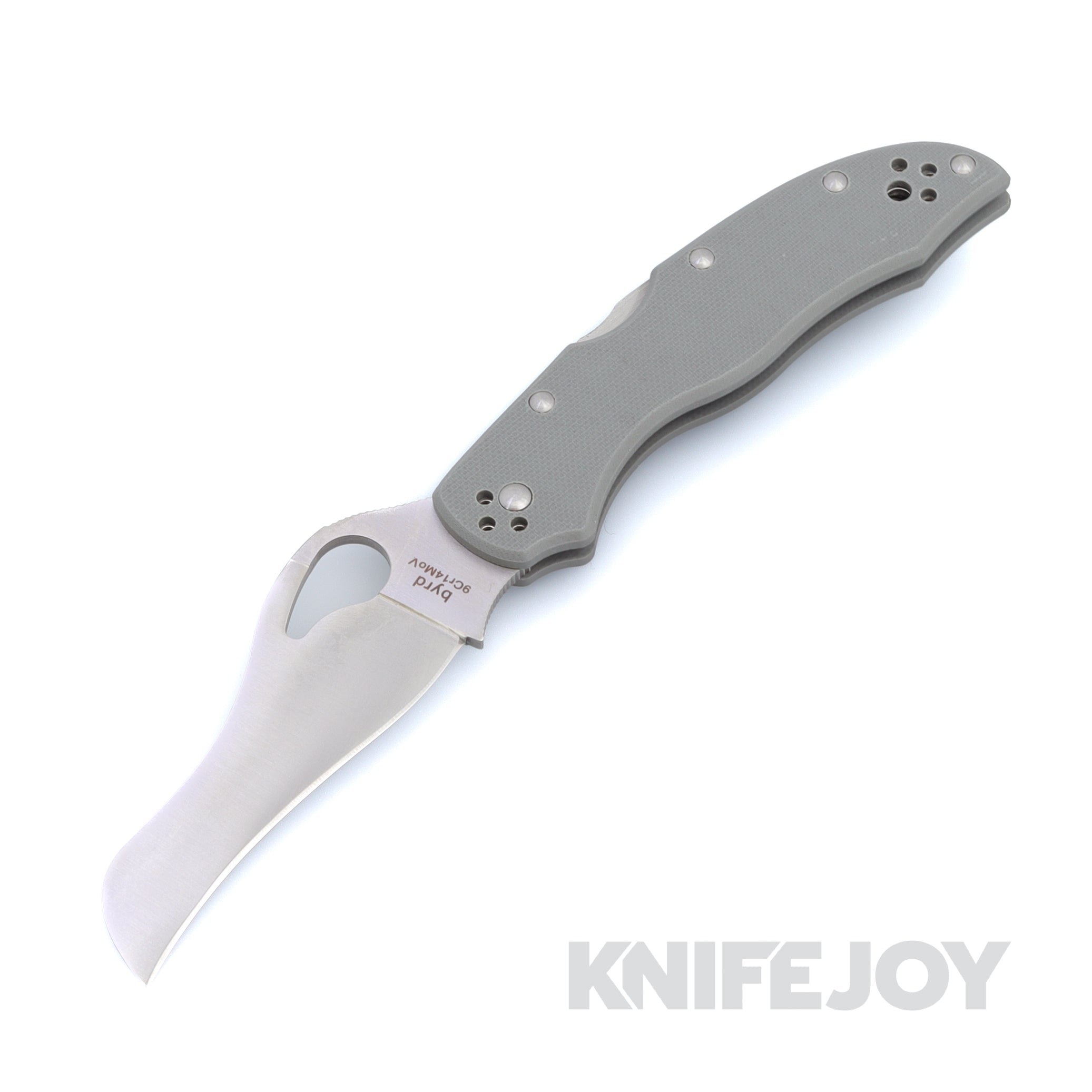 Byrd BY24GPGY Gooney Gray G10 Back Lock Folding Knife - EDC, Camping, Hiking & Outdoor Survival Tool