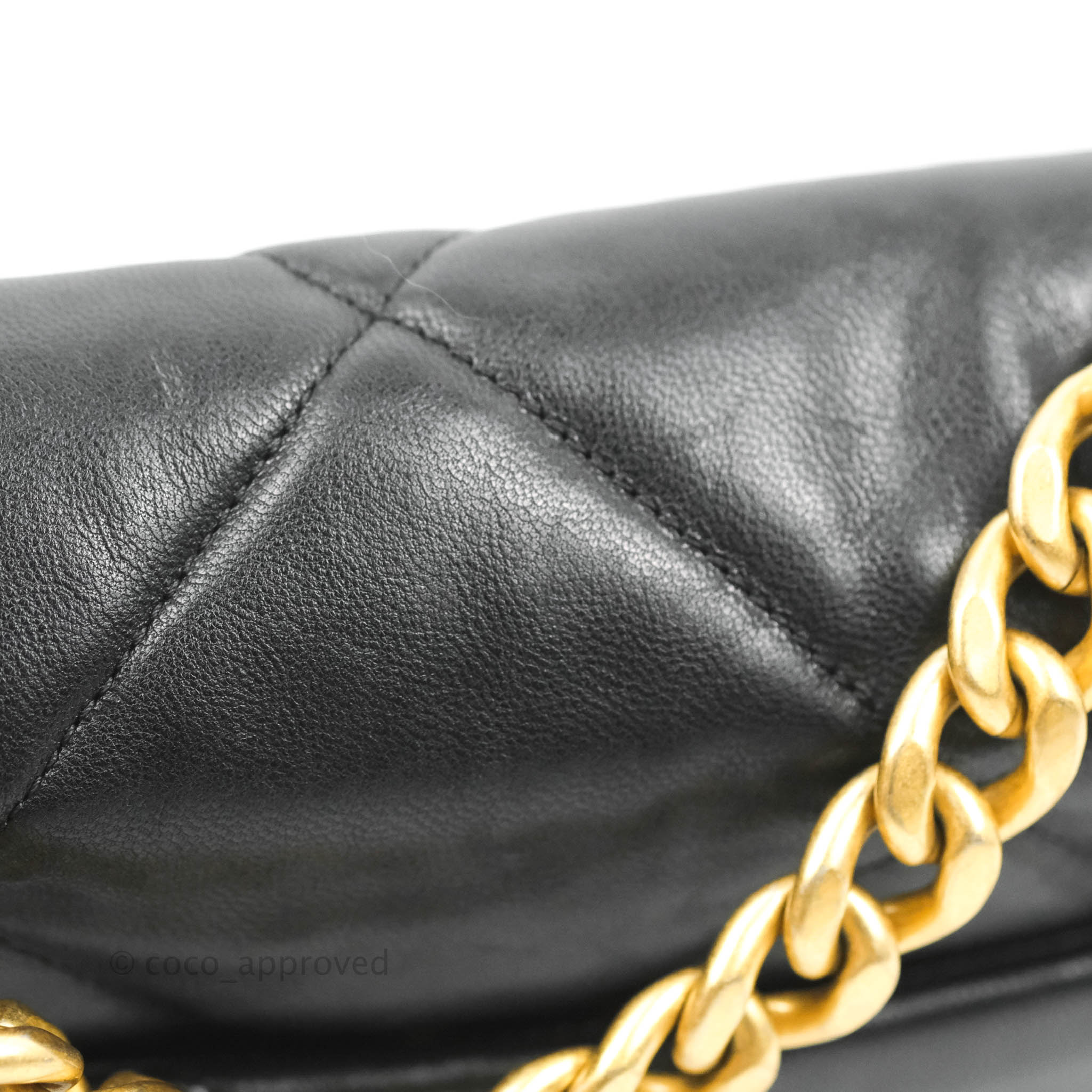 Chanel 19 Small Black Goatskin Leather Bag with Mixed Hardware - Luxury Designer Handbag for Women, Perfect for Date Night & Special Occasions