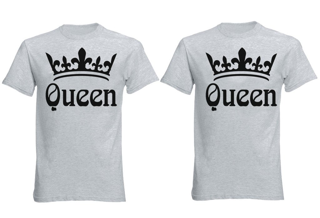 Fasciino LGBT Matching Couple T-Shirt Set - Gay Pride Lesbian Rainbow Love Unisex Tees for Couples (Heather Gray) - Perfect for Pride Parades, LGBTQ+ Events & Anniversary Gifts