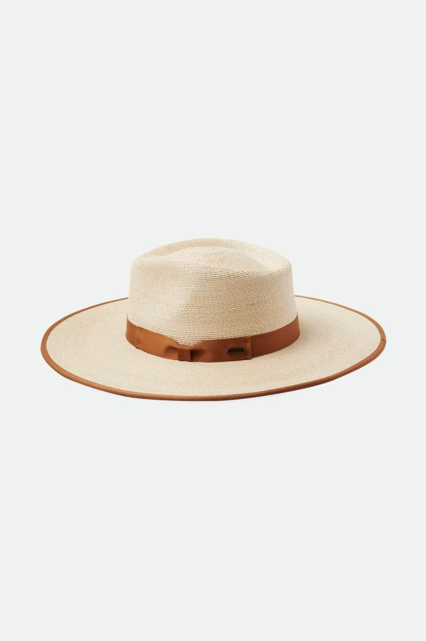 Jo Straw Rancher Hat - Natural Cowboy Hat for Men & Women - Western Style Sun Protection for Outdoor, Farm, and Rodeo Events