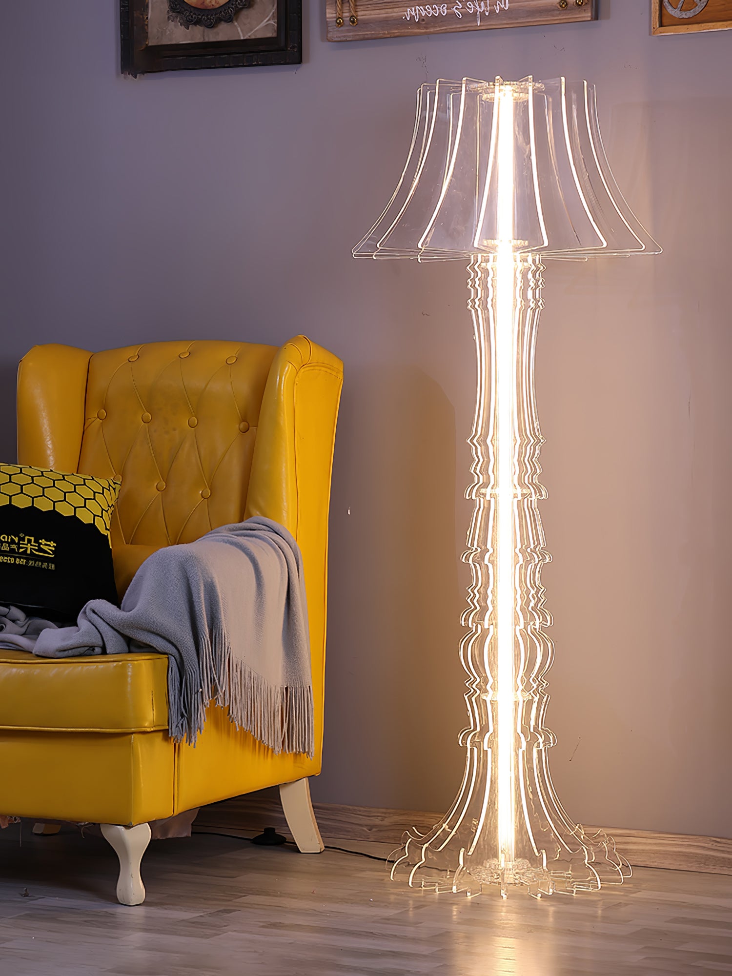 Josephine Modern Table & Floor Lamp - Adjustable Brightness LED Light for Living Room, Bedroom, Office - Stylish Home Decor Lighting Fixture