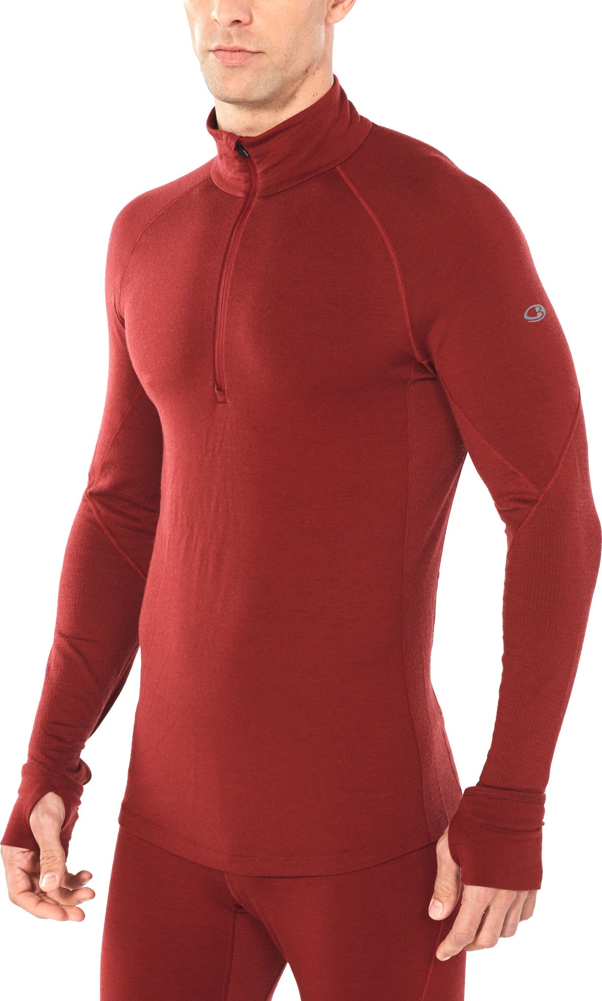 260 Zone Long Sleeve Half Zip Men's Thermal Shirt - Breathable Moisture-Wicking Base Layer for Hiking, Running & Outdoor Activities