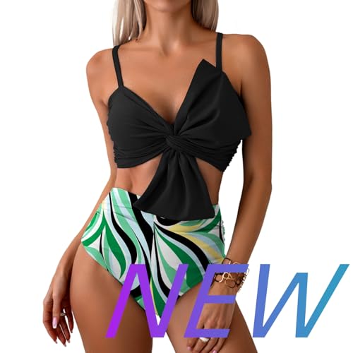 Green Front Kink Bikini