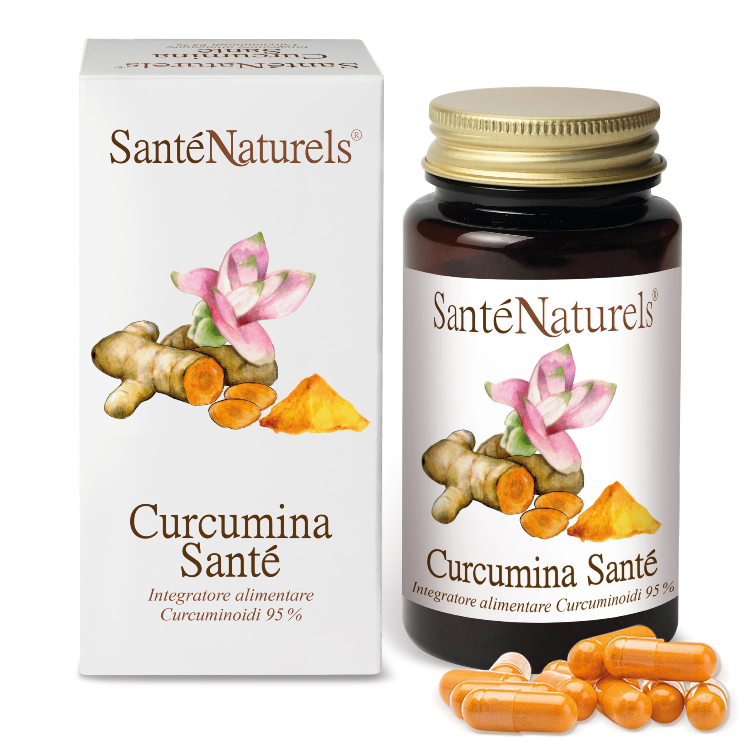 Pure Curcumin 95% Titrated ● 90 Capsules 450mg ● Natural Curcuminoids Supplement with No Additives, Only Concentrated Extract ● Suitable for Vegetarians & Vegans ● Supports Joint Health, Digestion & Inflammation Relief