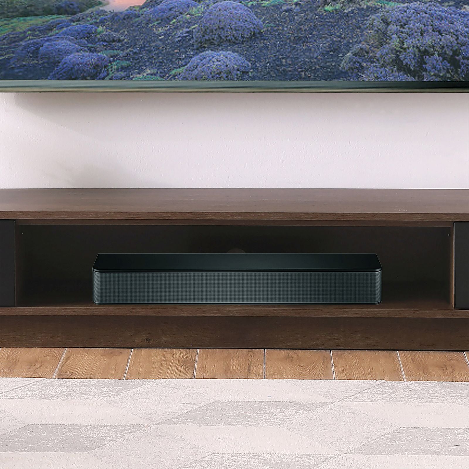 DELUX 200cm Low Line TV Stand Unit in Dark Oak by Tauris™ - Perfect for Living Room Entertainment Centers & Modern Home Theater Setups
