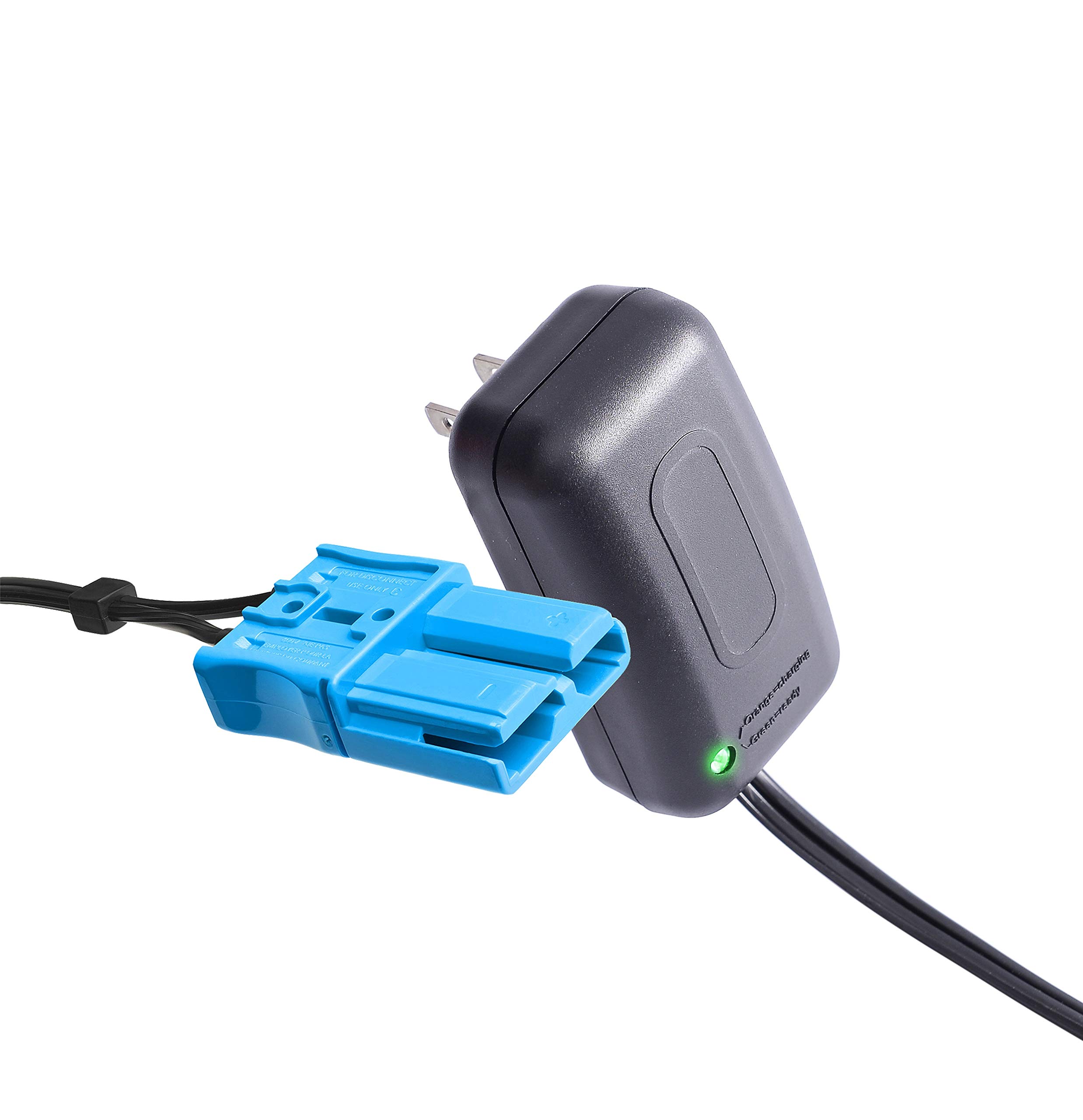 12V Battery Charger for Kid Trax Ride-On Cars - 12 Volt Charger with Large Blue Plug Compatible with Dodge Ram 3500, Police Cars, Viper, Mercedes ML63 & CAT Bulldozers - Perfect for Kids' Electric Vehicles and Power Wheels Toys