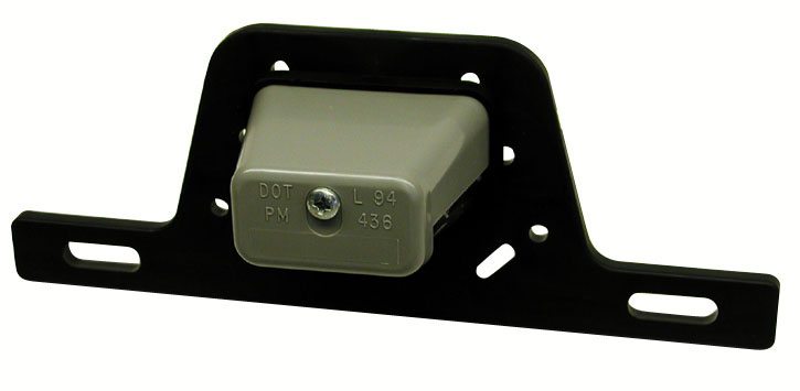 PM M436B P Clear License Plate Light with Poly Bracket - Universal Fit for Trucks, SUVs & Trailers - Durable Waterproof Design for All Weather Conditions