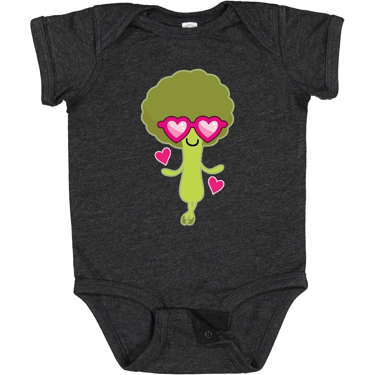 Inktastic Broccoli Lover Healthy Food Vegan Baby Bodysuit - Organic Cotton Infant Onesie for Eco-Friendly Parents | Perfect for Baby Showers, Birthdays & Playdates
