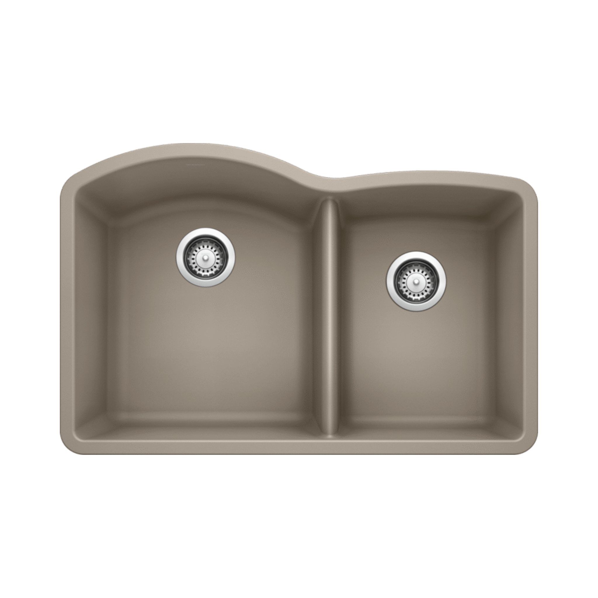 Blanco Diamond 1-3/4 Bowl SILGRANIT Kitchen Sink - Durable Stain-Resistant Undermount Sink for Modern Kitchens | Perfect for Food Prep, Dishwashing & Entertaining