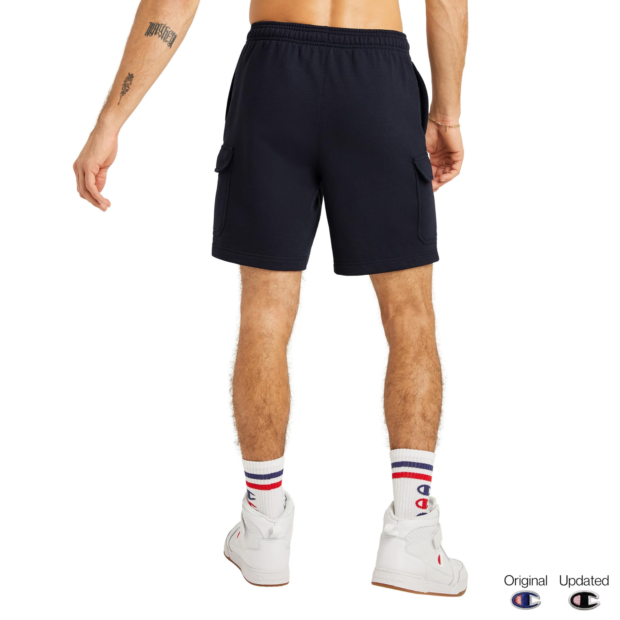 Champion Men's Cargo Shorts - Powerblend Fabric, Comfortable & Durable, Regular & Big & Tall Sizes - Perfect for Outdoor Activities, Hiking, and Casual Wear
