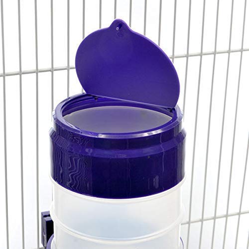 Lixit Quick Lock Flip Top Water Bottle with Valve - 32 oz (Pack of 10) | Durable Pet Water Dispenser for Dogs, Cats, Small Animals - Perfect for Cages, Kennels, and Outdoor Use