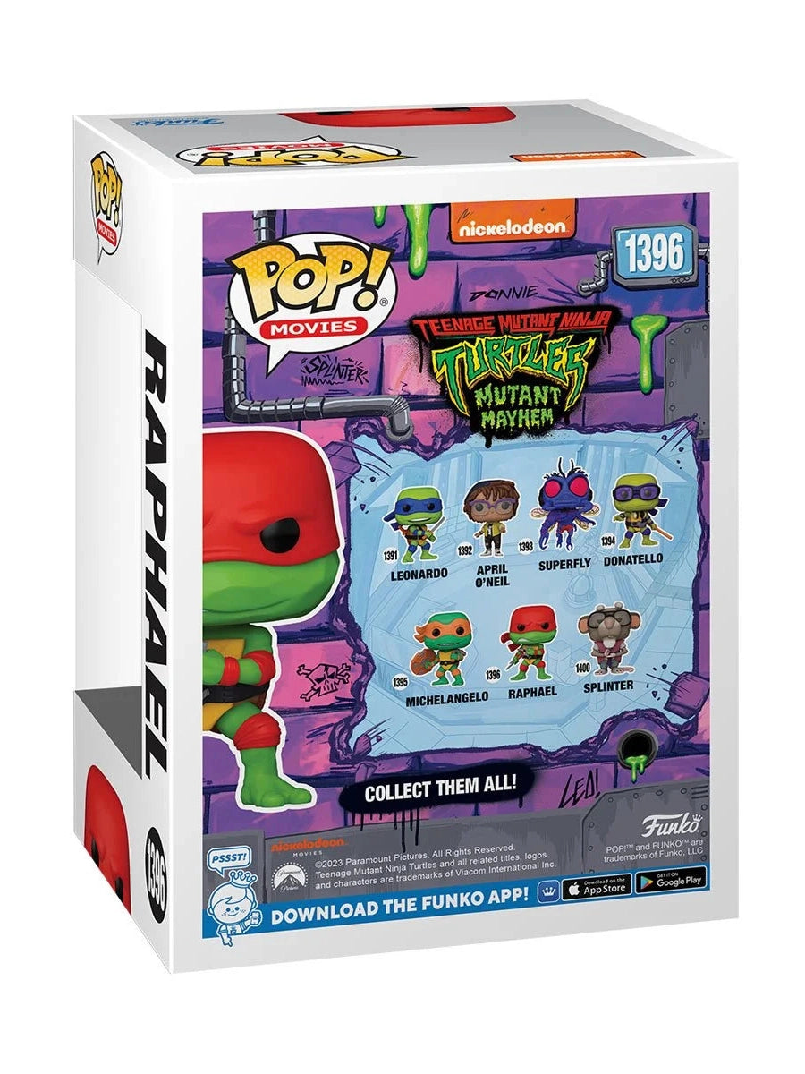 Teenage Mutant Ninja Turtles: Mutant Mayhem Raphael Action Figure - Collectible TMNT Toy for Kids & Fans - Perfect for Play, Display & Gifts