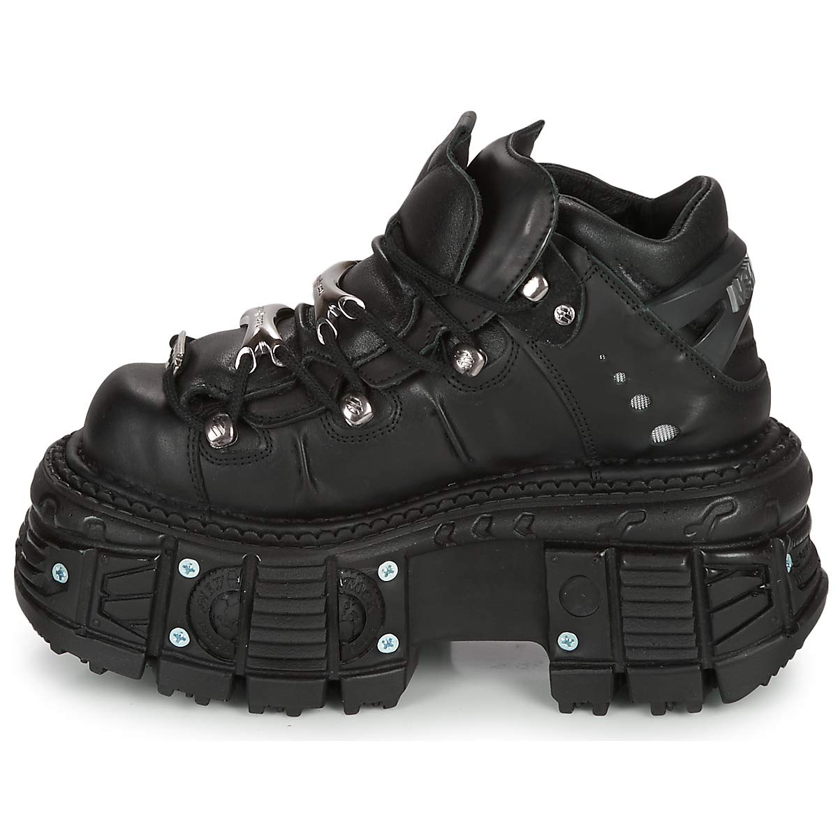 New Rock M-Tank106-C1 Unisex Platform Boots for Men & Women - Gothic Punk Style, Comfortable & Durable for Concerts, Parties & Everyday Wear