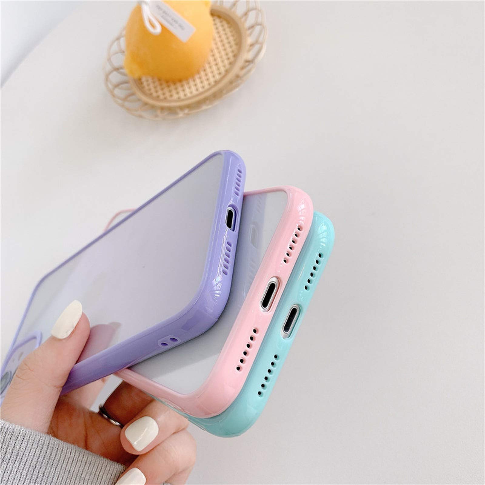 Armor Matte Case for iPhone 12 11 Pro Xs Max Xr X 6 7 8 Plus SE Mini - Luxury Silicone Bumper Clear Hard PC Cover - Durable Protection for 12 Pro (6.1) - Perfect for Everyday Use and Travel