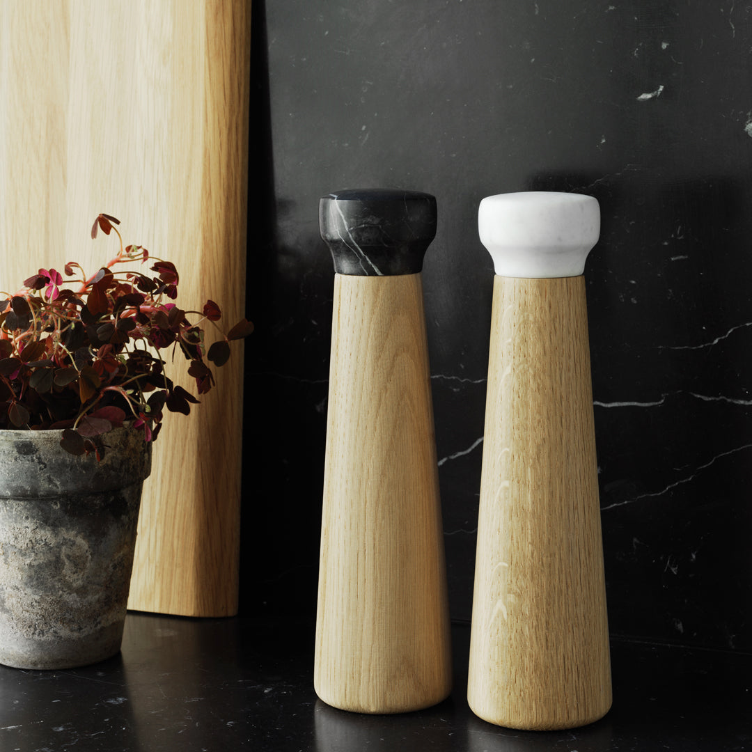 Premium Handcrafted Salt Grinder Set of 4 - Adjustable Ceramic Mill for Gourmet Cooking, Baking & Table Seasoning - Perfect for Kitchen, Dining & Gifting