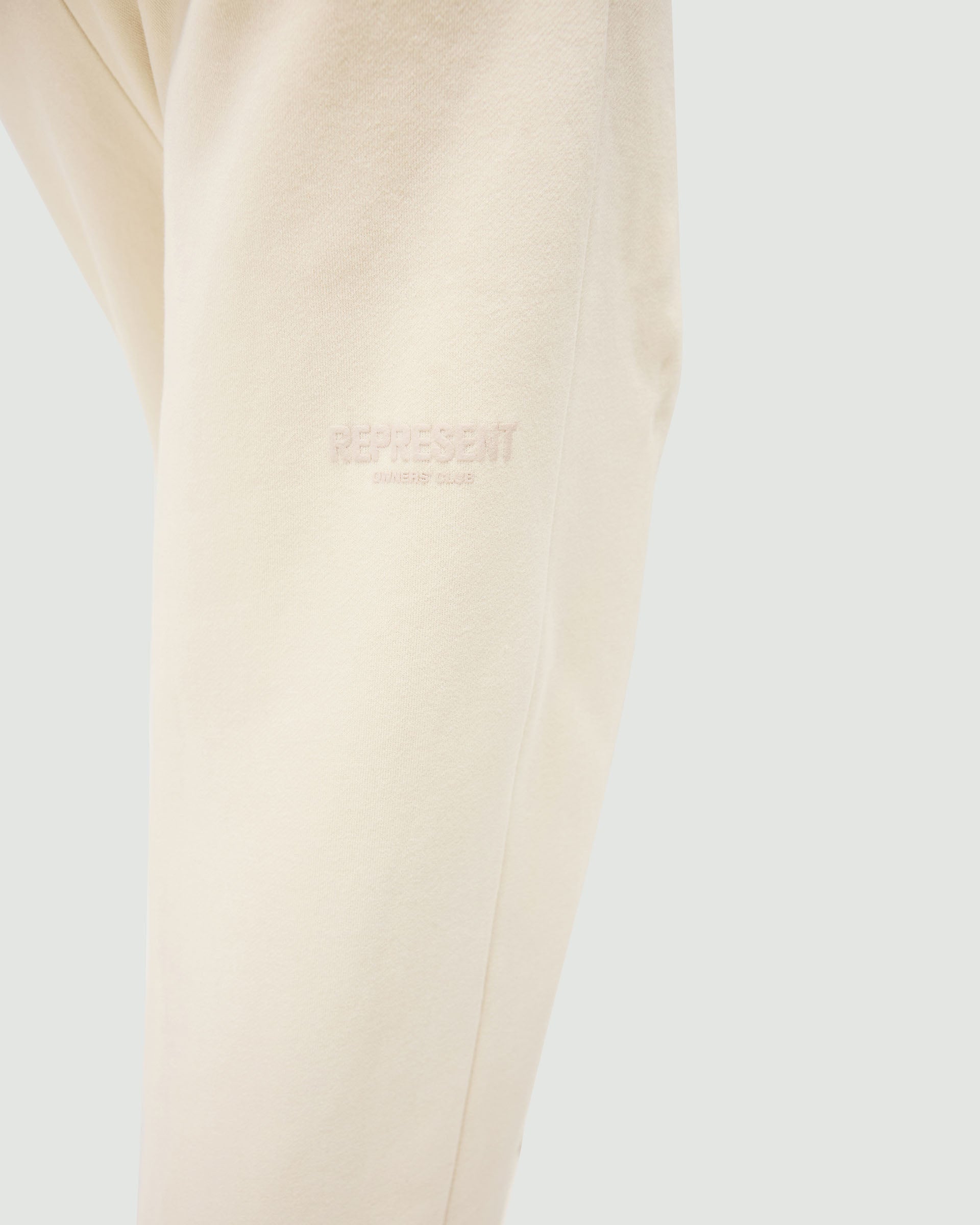 Owners Club Track Pants - Comfortable Oat Milk Color Joggers for Men & Women | Perfect for Gym, Lounge & Streetwear Fashion