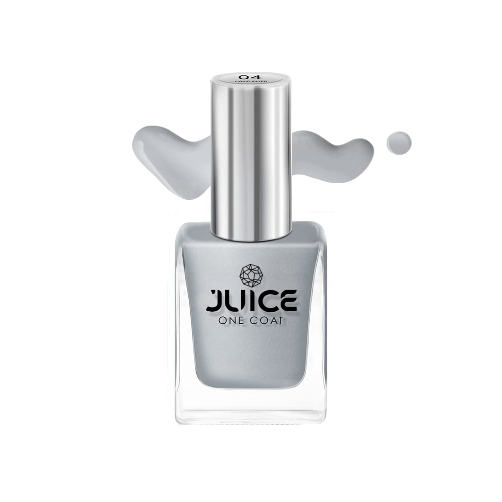 JUICE 5-in-1 Quick Dry Long Lasting Nail Polish Set - Chip Resistant Gel Finish with High Gloss (16 Colors + 1 Remover) - F&D Approved Pigments for Manicure, Pedicure & Nail Art