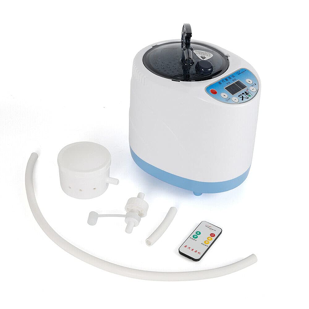 YIYIBYUS 2L Portable Fumigation Steam Machine - Home Sauna Steamer Pot with Remote Control for SPA, Body Therapy & Relaxation | Perfect for Home Spa, Facial, Detox & Muscle Pain Relief