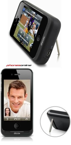 Dexim Super Juice Power Case for iPhone 4S & iPhone 4 - Extended Battery Charger Case with Built-in Power Bank for Long-Lasting Battery Life | Perfect for Travel, Outdoor Adventures & Daily Use