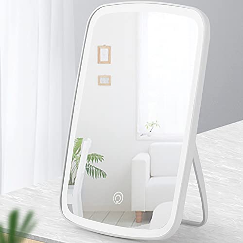 YHomU 10X Magnifying Makeup Mirror with LED Lights - Fogless, Flexible & Durable Cosmetic Mirror for Women - Suction Cup Shower Mirror - Perfect for Makeup Application, Skincare Routine & Bathroom Vanity