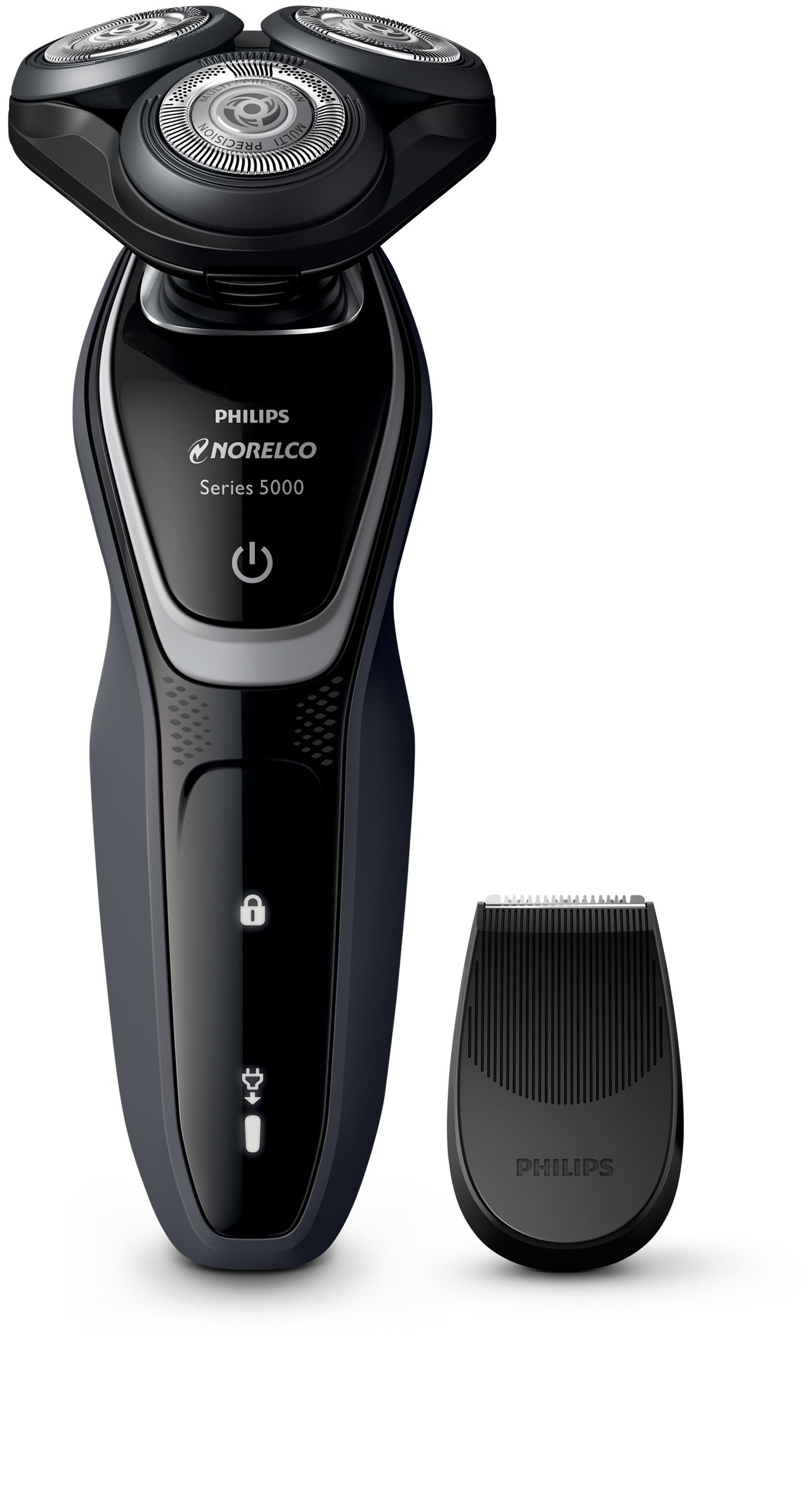 Philips Norelco S5210/81 Electric Shaver for Men - Wet & Dry Shaving with Precision Trimmer - Perfect for Travel, Home & Office Use