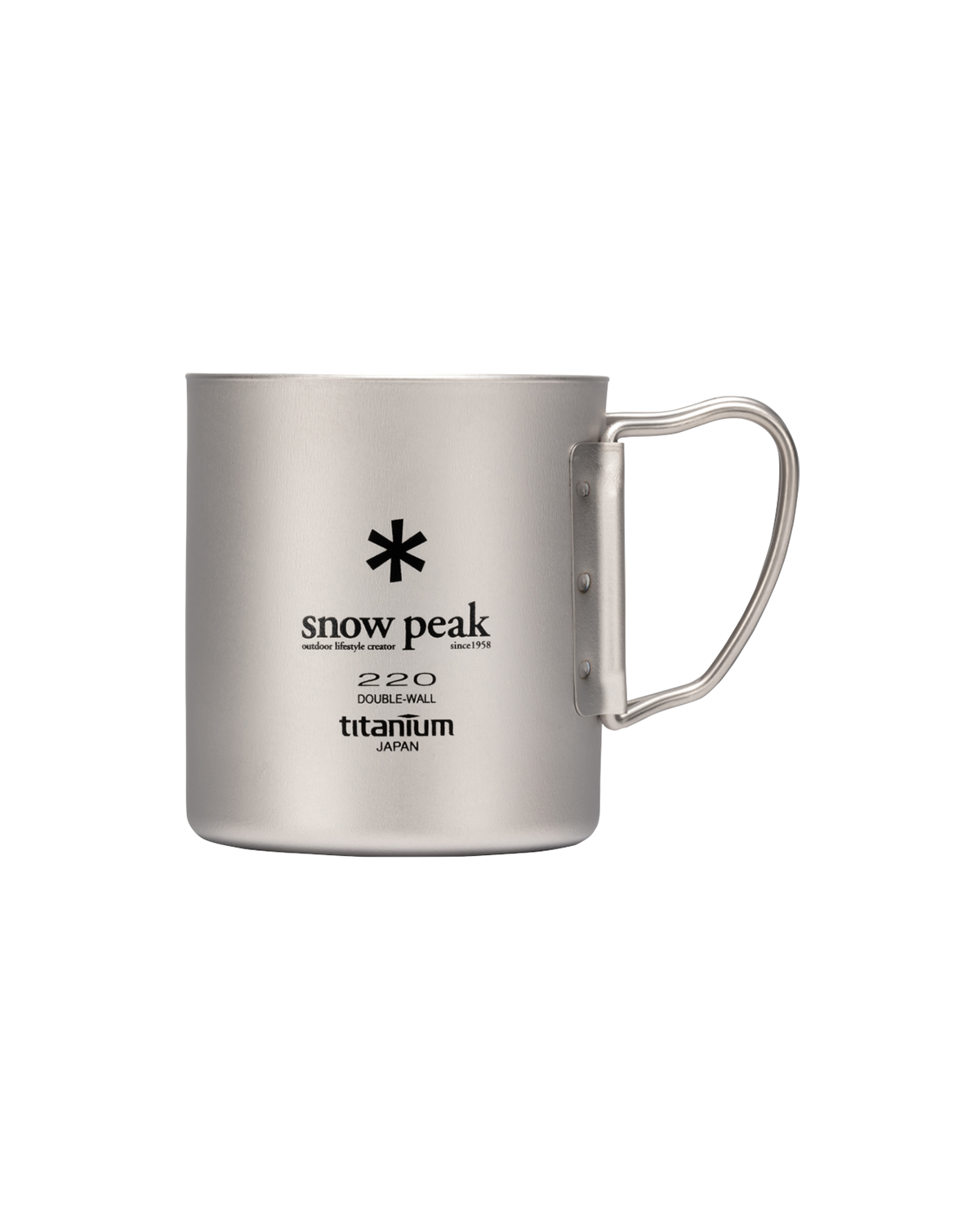 Premium Titanium Double Wall 220ml Insulated Coffee Mug - Perfect for Camping, Hiking & Outdoor Adventures