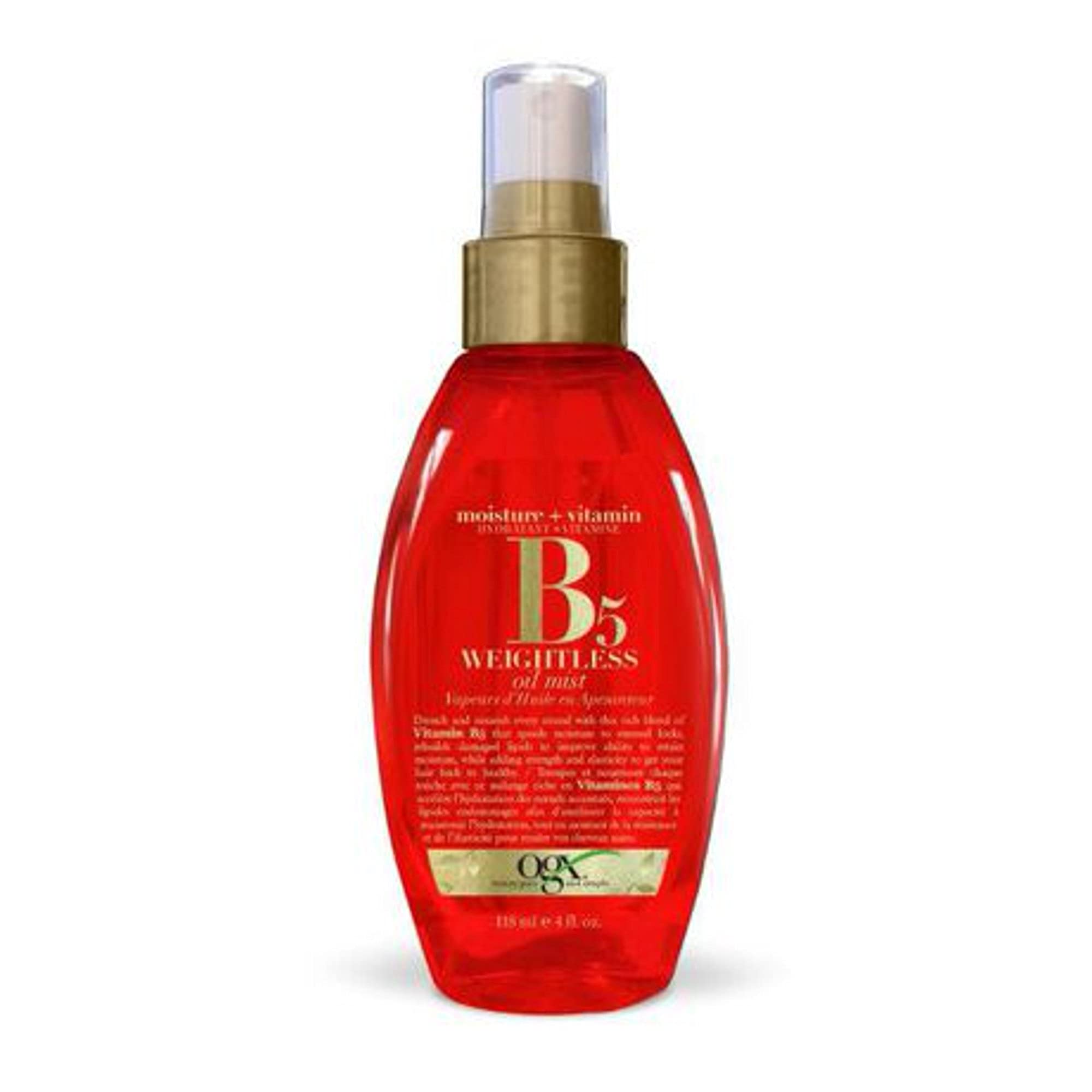 **OGX Keratin Oil Shampoo, Conditioner & B5 Weightless Mist 3-Piece Hair Care Gift Set for Women - Perfect for Diwali, Karvachauth & All Seasons - Includes Decorated Gift Basket - Ideal for Gifting & Special Occasions**