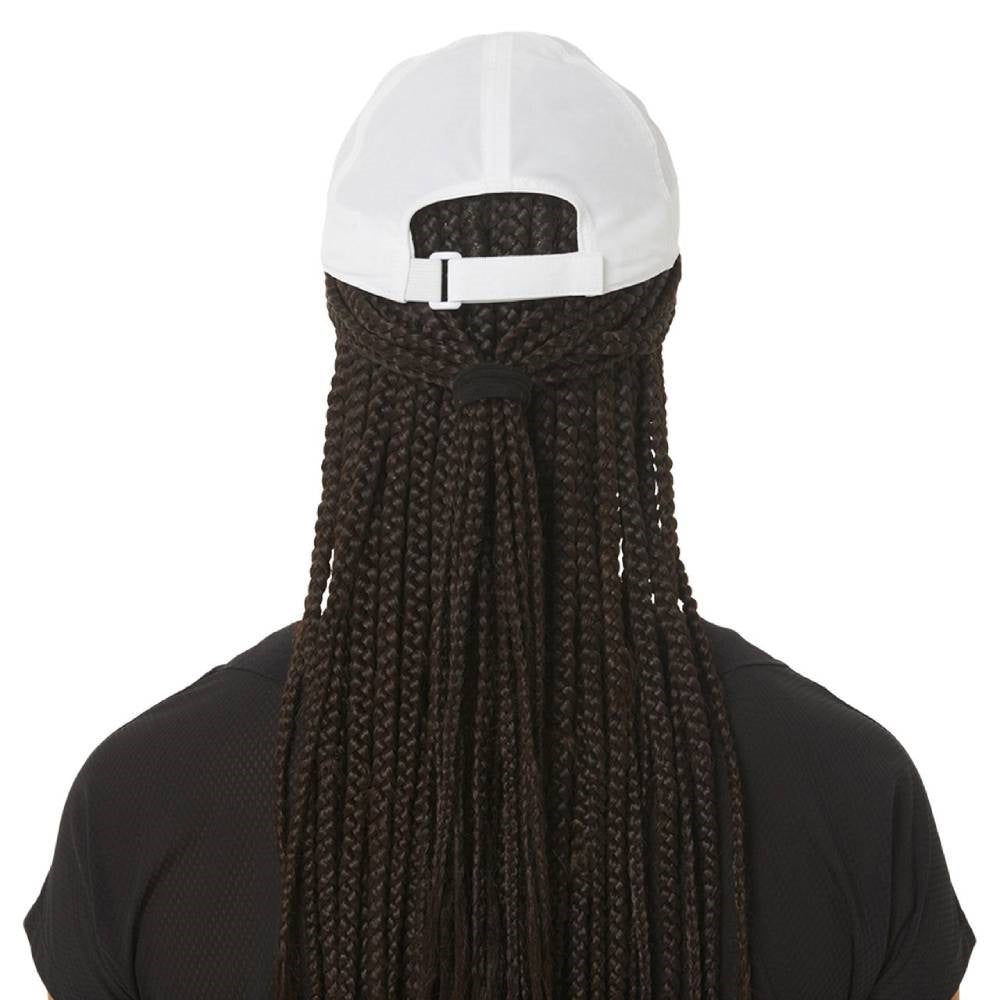 ASICS Performance Running Cap - Lightweight Breathable Baseball Hat for Men & Women - White - Perfect for Jogging, Hiking, and Outdoor Sports