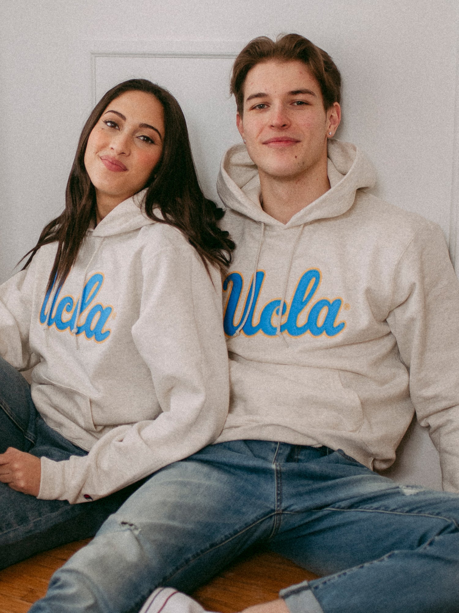 Champion Eco Powerblend UCLA University Hoodie - Men's & Women's Pullover Sweatshirt, Soft Fleece Lined, Vintage College Style for Casual Wear & Campus Fashion