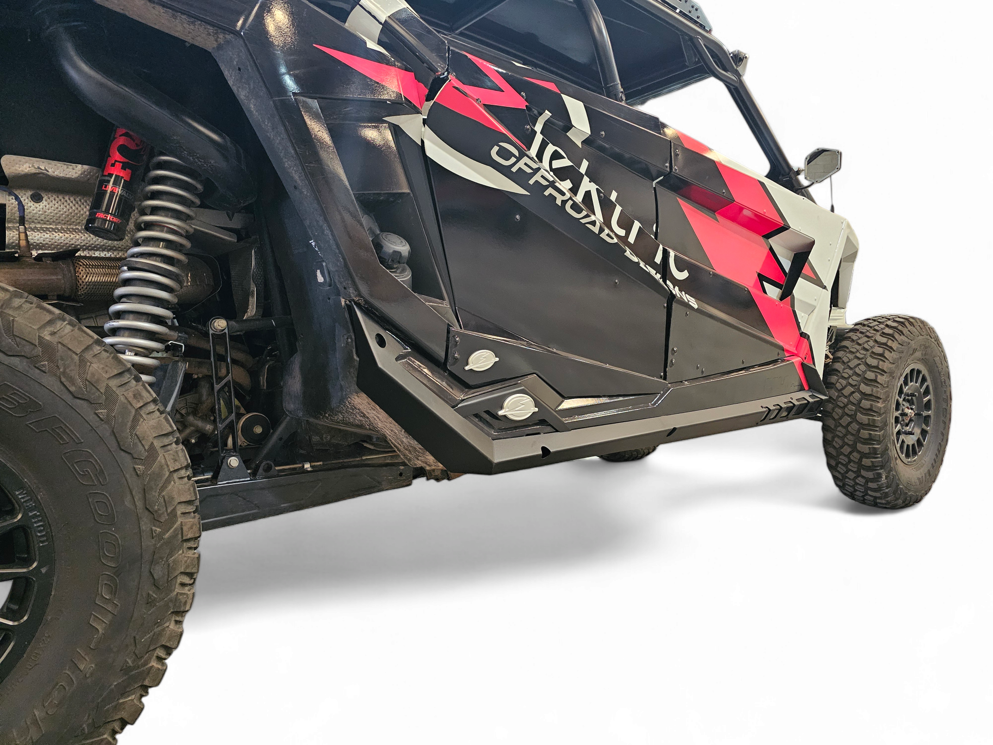 Polaris RZR Pro XP Pro R Turbo R 4-Seat Rock Guards - Heavy Duty Volt Series RKS610010 for Off-Road Protection (2020-2025 Models) | Perfect for Trail Riding & Rocky Terrain Adventures