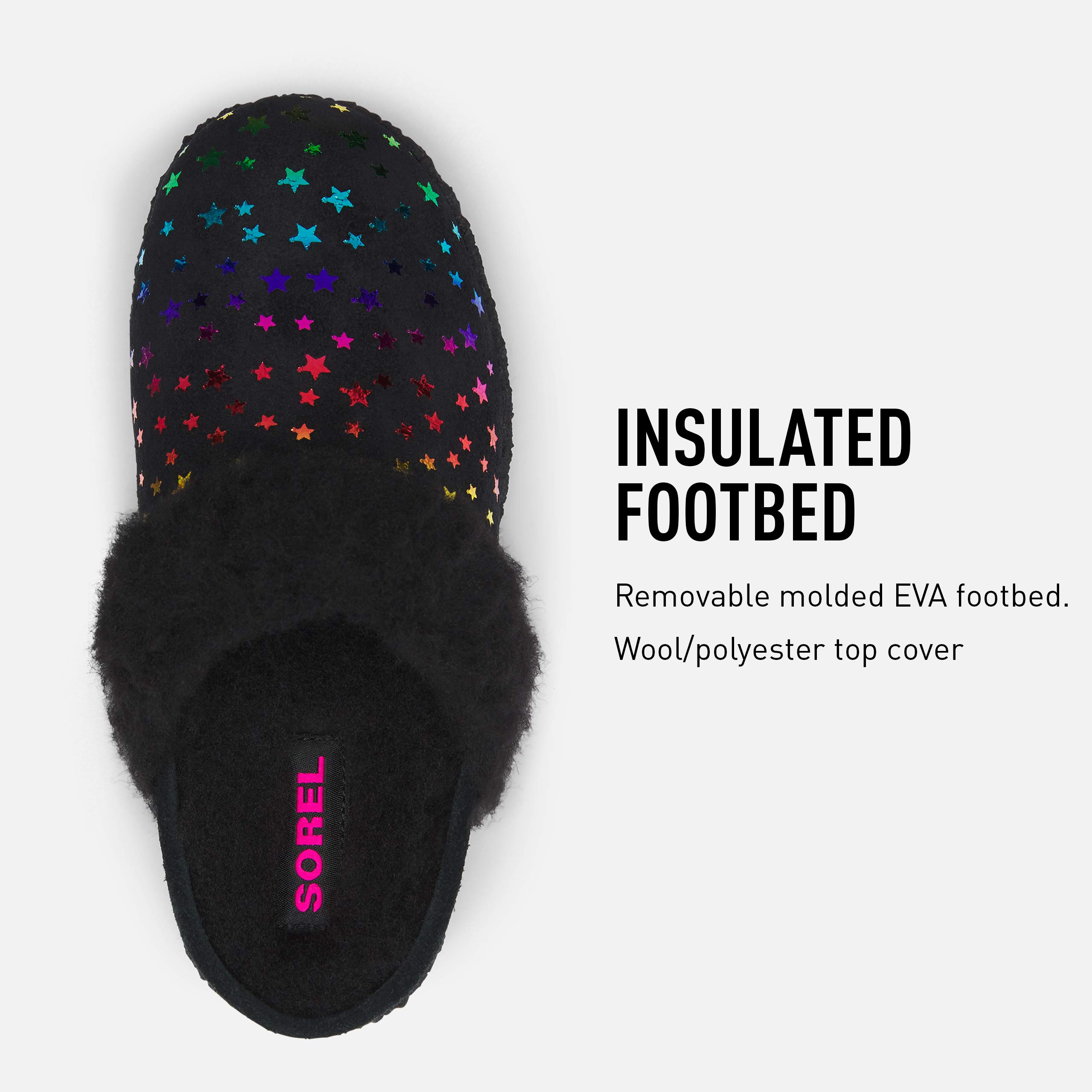 Sorel Kids Nakiska™ Slide II Sandals - Black - Size 3 Little Kid M - Waterproof & Comfortable Slides for Boys & Girls - Perfect for Beach, Pool, and Summer Outdoor Activities