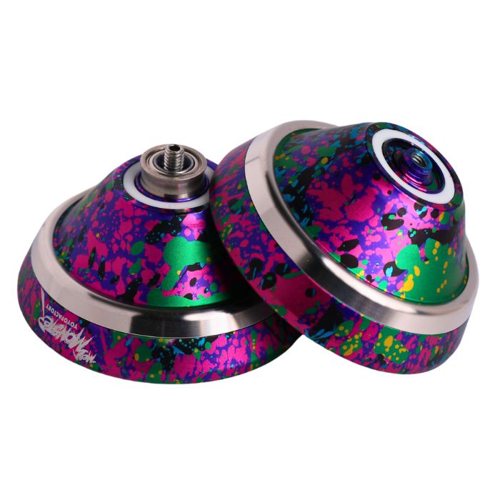 YoYoFactory MEGA Monster Professional Yo-Yo - Bimetal Design for Advanced Players | Perfect for Competition, Tricks & Performance