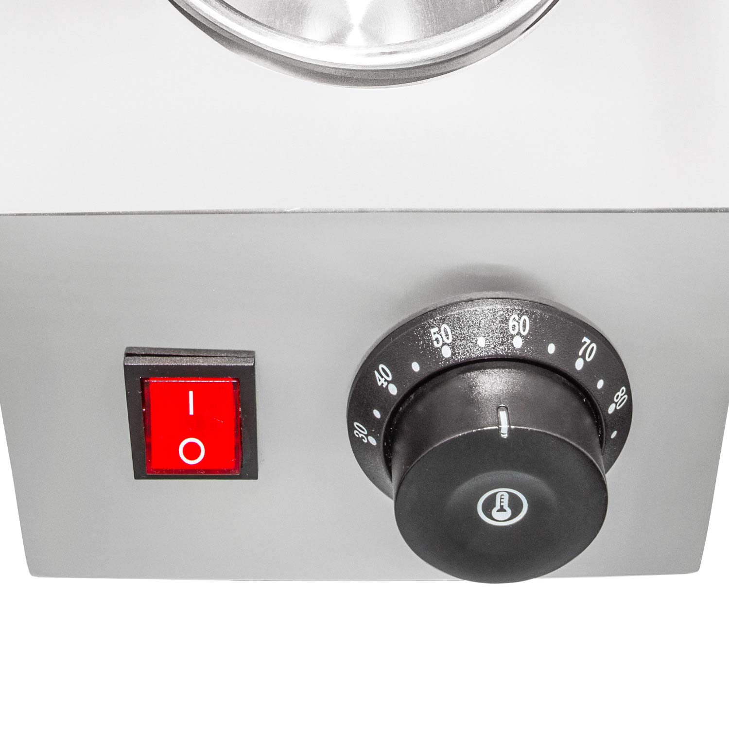 ALDKitchen Electric Sauce Dispenser & Heater - Commercial Stainless Steel Sauce Warmer 110V (1-Head) - Perfect for Restaurants, Catering & Food Service Businesses