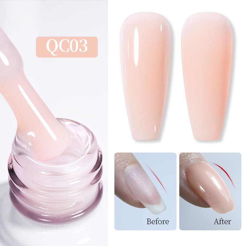 BORN PRETTY 10ml Builder Gel for Nails - Professional Nail Strengthening & Extension Gel - Perfect for DIY Manicures, Salon Use, and Nail Art Designs