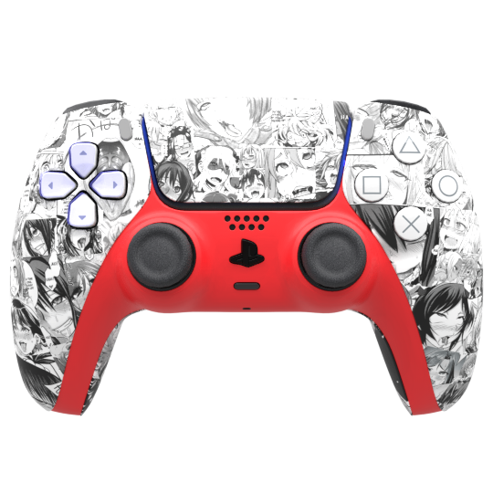 Custom Ahegao PS5 Controller - Ergonomic Design for Enhanced Gaming Performance | Perfect for Competitive Gaming & Streaming